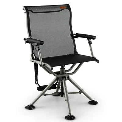 360 Degree Silent Swivel Hunting Chair, Folding Height Adjustable Hunter Chair - Image 1 of 4