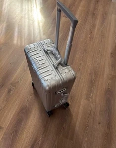 LAST ONE Fancy Luxurious Suitcase Aluminum magnesium Luggage 20” small for cabin - Bild 1 von 16