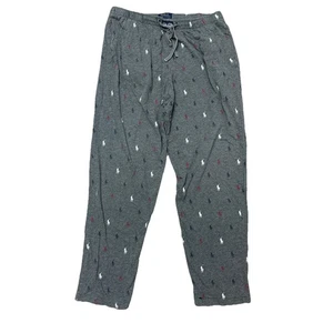 Polo Ralph Lauren Pajama Pants Mens Large Sleepwear Lounge All Over Pony - Picture 1 of 9
