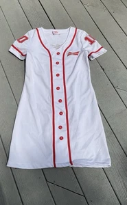 Official Budweiser Dress Medium Red & White - Picture 1 of 7