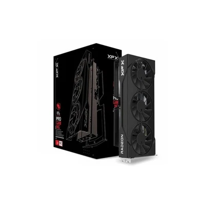 Grafikkarte XFX Radeon RX 9060XT Swift Triple Fan OC Black 16GB - 16GB GDDR6, 2x - Bild 1 von 4