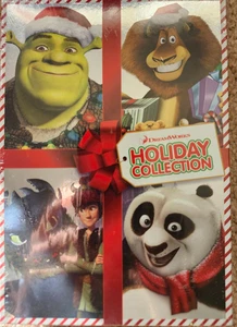 DreamWorks Holiday Collection DVD Shrek, Madagascar, Kung Fu Panda, How to Train - Imagen 1 de 3