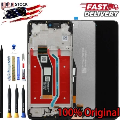OEM LCD Display Touch Screen Digitizer ±Frame for Motorola Moto G 5G 2024 XT2417 - Image 1 of 4