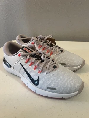 Nike Men’s 11 Free Golf NN Shoe White/Phantom/Orange/Black FN0332-100 NEW - Image 1 of 4