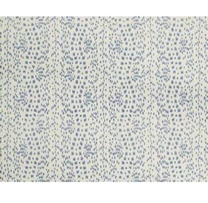 Brunschwig & Fils Les Touches Cadet Blue Wallpaper Double Roll 12 Yards 72 Sq Ft - Picture 1 of 7