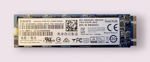 SanDisk X400 M.2 2280 Solid State Drive 256GB - Afbeelding 1 van 1