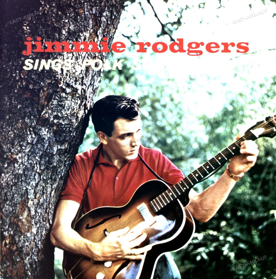 Jimmie Rodgers - Sings Folk Songs LP (VG/VG) .* - Image 1 of 1