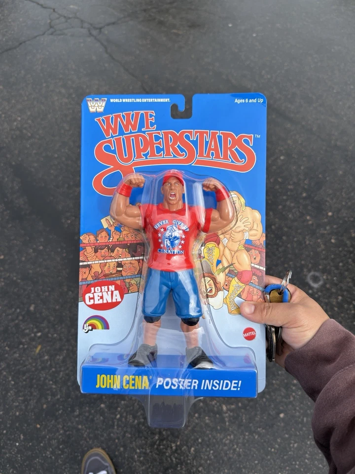 WWE LJN Superstars John Cena & Hulk Hogan Action Figure -