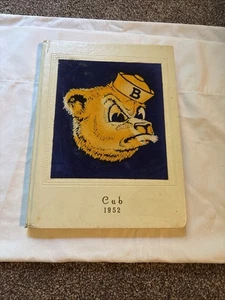 1952 Buckley Michigan School Yearbook, Grades K-12 Photos,Sports, Teachers “Cub” - Picture 1 of 19