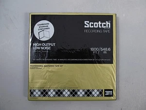 Cinta de grabación Scotch 3M 207 profesional masterización carrete de 7" 90 min 1800 ft nueva de stock - Imagen 1 de 3