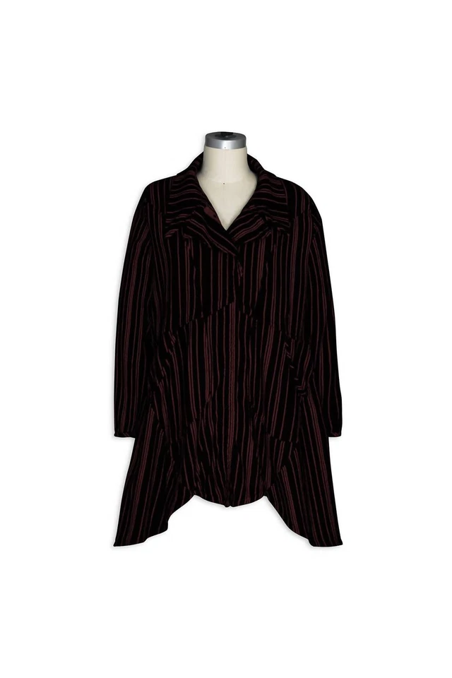 Jaqueta feminina Cynthia Ashby fração reversível no coração - Imagem 1 de 1