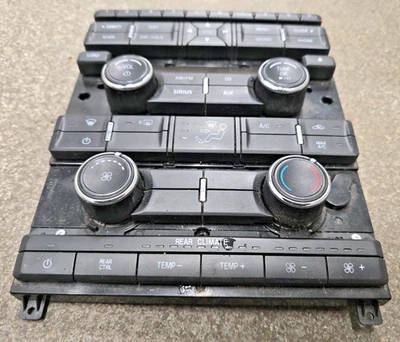 Panel de control de calefacción de aire acondicionado radio clima Ford Flex 2009-2012 OEM AA8T-18A802-AB Foto 1 de 4