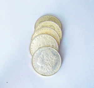 1921 P XF MORGAN DOLLARS (5) #200139 - Picture 1 of 4