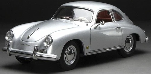 1/18 PORSCHE 356A 1500 GS CARRERA GT SILVER METALLIC 1957 H1351 - Image 1 of 1