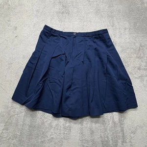 Vintage Pendleton Rock Damen groß dunkelblau Wolle Plissee Made USA 80er klassisch - Bild 1 von 5