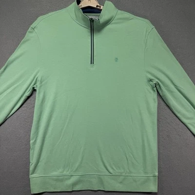 Suéter Izod Adulto Extra Grande Verde Manga Larga Rendimiento Golf Para Hombres Foto 1 de 4