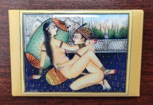 Kamasutra Indien Kühlschrankmagnete 3" x 2" Souvenir/Party Gefälligkeiten 5 Artikel/Packung - Bild 1 von 5