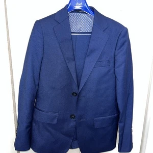 T.O. Collection Fine Clothing Boys Navy Blue/Black Suit Size 10SK - Picture 1 of 8