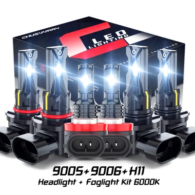 Kit de bombillas antiniebla LED de luz baja para Honda Civic 6000K 2006-2015 Foto 1 de 4