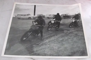Vintage Motocross Motorcycle Race Photo 8" x 10" Cheyenne, Wyoming WY Cars - Picture 1 of 2