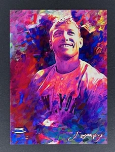 Mickey Mantle #73 Edward Vela 2018 Limited ARTIST SIGNED Giclee Print /50 - Picture 1 of 2