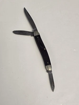 Vintage Ulster USA Old Timer 580T 3 Blade Folding Pocket Knife - Image 1 of 4