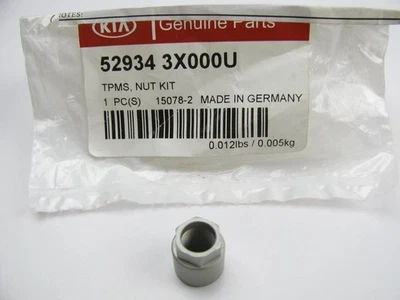 NUEVO GENUINO Sistema de Monitoreo de Presión de Neumáticos Sensor Tuerca OEM Para Kia 529343X000U Foto 1 de 3