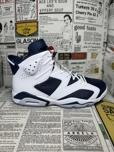 Nike Air Jordan 6 Retro 2024 Olympic CT8529-164 Men Size 10 - Picture 1 of 7