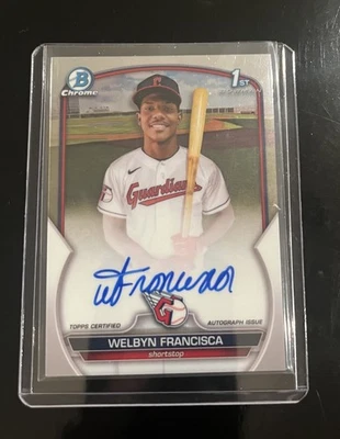 2023 Bowman Chrome Prospect Autograph Welbyn Francisca #CPA-WF - Image 1 of 2