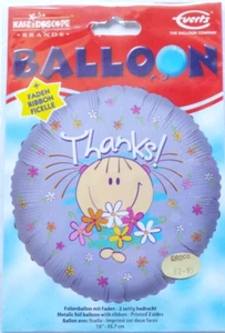 Kaleidoscope Helium Foil Balloon 18" Thank You 'Thanks' - Picture 1 of 1