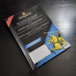 CONQUEROR Hochwertiges Papier A4 Ultra Glatt Laser/Inkjet 15 Blatt Premium - Bild 1 von 3