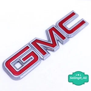 GMC 98-07 Sierra Savana Yukon Canyon Tailgate Emblem Nameplate 84674406 OEM Rear - Picture 1 of 2