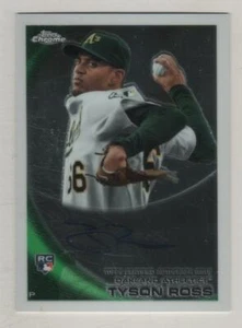 2010 Topps Chrome Rookie Autographs #204 Tyson Ross Oakland Athletics RC Auto - Picture 1 of 1