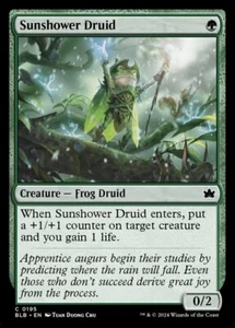 Druido doccia solare (195) Bloomburrow BLB MTG Magic - Foto 1 di 1