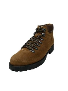 Max Mara Women's Cammello Urna Suede Lace Up Ankle Boots Size 7 NWB - Picture 1 of 5