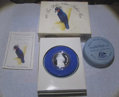 1993 piedfort ten dollars sterling silver proof coin 40 grams - Image 1 of 4