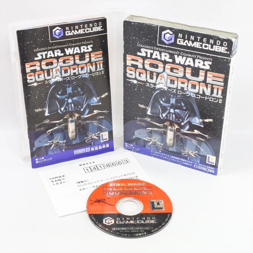STAR WARS ROGUE SQUADRON II 2 Gamecube Nintendo For JP System 2165 gc - Image 1 of 4