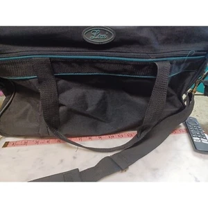 Sac messager/ordinateur portable vintage Softside avec bandoulière noir - Photo 1/4
