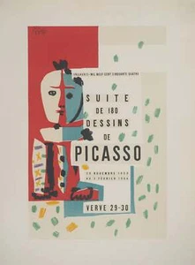 Pablo PICASSO : Clown pour Verve, Lithographie - Picture 1 of 6