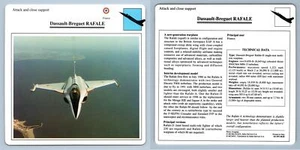 Dassault-Breguet Rafale - Attack - Warplanes Collectors Club Card - Picture 1 of 1