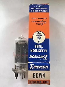 VINTAGE TV/RADIO EMERSON ELECTRON TUBE 6DW4 / NEW OLD STOCK UNTESTED - Picture 1 of 1