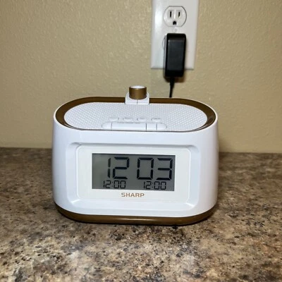 Sharp Projection Alarm Clock with Soothing Nature Sounds, With Cord Included. - Image 1 of 4