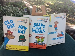 Lot of 3 Berenstain Bears Books By Stan And Jan Berenstain VTG Hardcover 60s - Picture 1 of 19