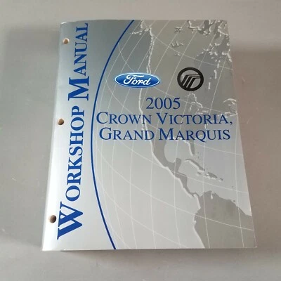 2005 Ford Crown Victoria Grand Marquis Manual de reparación de servicio original Libro #F1 Foto 1 de 3