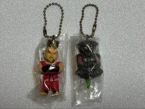 Tekken figure key chain Paul Phoenix Yoshimitsu Lot 2 set retro namco Japan m608 - Picture 1 of 4