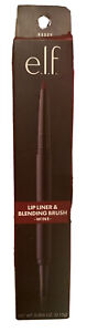  e.l.f. LIP LINER & BLENDING BRUSH Precise Pencil With Dual Sided Brush WINE