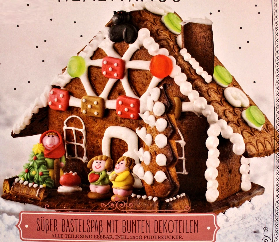 Xxl-pack 24x Weiss Lebkuchen-hexenhaus 900 G GRP 302 /kg