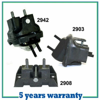 Juego de 3 piezas de montaje de motor y transmisión M1050 98-04 para Dodge Chrysler Intrepid 2,7 L Foto 1 de 3