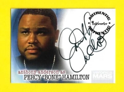 2006 Inkworks Veronica Mars Season 1 Autograph A-8 Anthony Anderson as "Bone" - Image 1 of 3