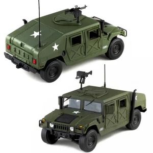 KDW Scale Hummer H1 Field Vehicle Alloy Diecast Model Vehicles Green 1/18 gift - Picture 1 of 8